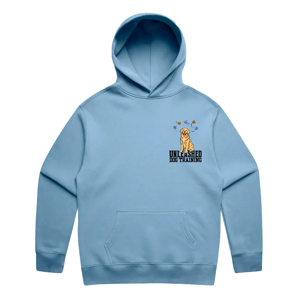 Carolina Blue front flat lay